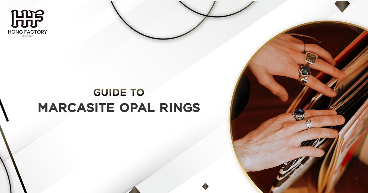 Marcasite Opal Rings